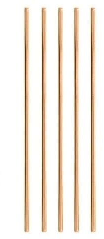10 Stück Kupferstangen 1 mm 2 mm Außendurchmesser, Stangen for die Herstellung von Klimaanlagen, 500 mm Kupferstange schneidbar(2.0mm)