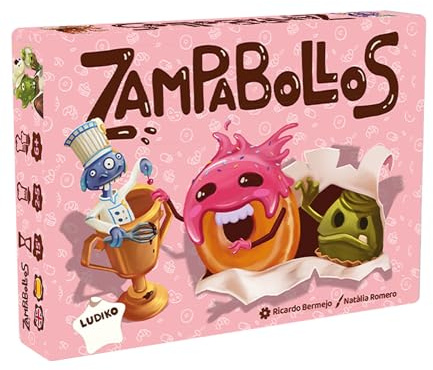 Zampabollos Juego de Cartas Familiar facil de aprender para Niños desde 6 Años | 2-5 Jugadores | Partidas Rápidas de 15 Minutos | Ideal en vacaciones, playa, Fiestas, Viajes y Regalos de cumpleaños