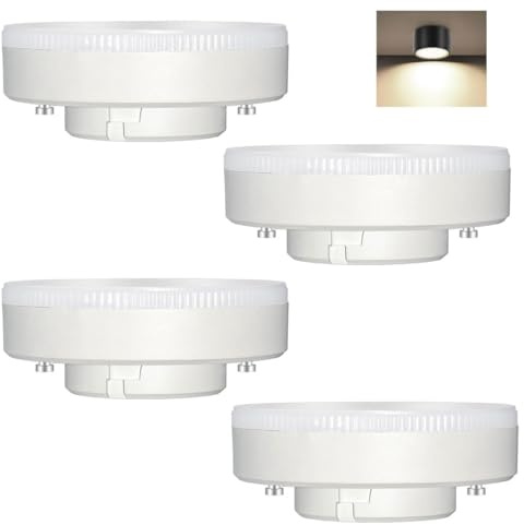 GERUI 4 Stück GX53 9W LED Leuchtmittel Neutralweiß 4000K