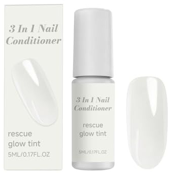 3 in 1, balsamo per unghie, cura delle unghie fragili, asciugatura rapida per unghie belle e resistenti, cura delle unghie per uomini e donne, 5 ml (AA)