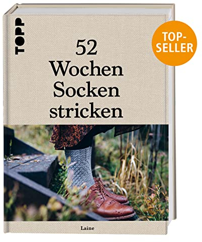 52 Wochen Socken stricken. Die schönsten Stricksocken internationaler Designerinnen des Laine Magazines: Das außergewöhnlichste Sockenbuch aller Zeiten. Edler Leineneinband, Prägung und Lesebändchen