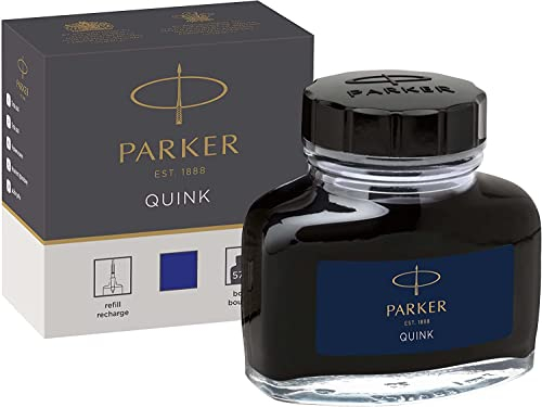 Parker Tintenglas QUINK blau