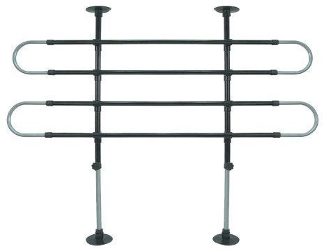 Hundegitter - Gepäckgitter 87/145 x 58/100 cm Hundeschutzgitter - Gepäckschutzgitter, Transportgitter 95111