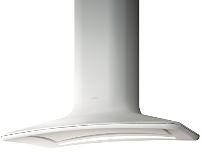Elica SWEET WHITE/F/85 - Campana (Recirculación, 500 m³/h, 500 m³/h, Montado en pared, LED, Color blanco)