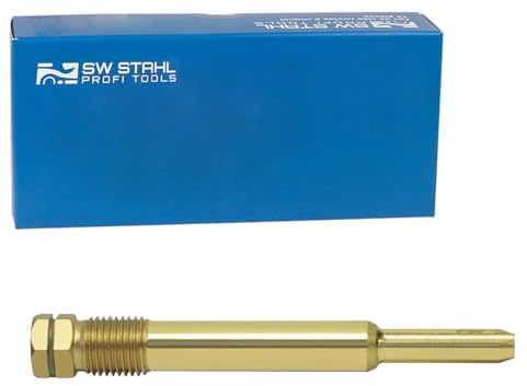 SW-Stahl 03668L-4 Reibahle M12 x 1,25 x 94 mm, TIN beschichtet, Kfz | Glühkerzenkanal Reinigungswerkzeug für Dieselmotoren - Profi Gewindewerkzeug zur Motorwartung - TIN Werkzeug Kfz