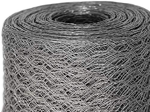Garden Mile Galvanised Chicken Wire Mesh Roll 5m x 0.6m x 25mm - Heavy Duty Steel Metal Garden Wire Netting for Fencing, Pest Control, Chicken Mesh, Rodent Barrier & DIY Projects