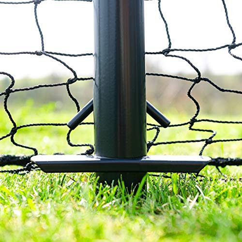Fortress ultimative Schlagkäfig Stange – Baseballkäfig Stabitilität Set für den Garten [4er oder 6er Set] (6er-Set)