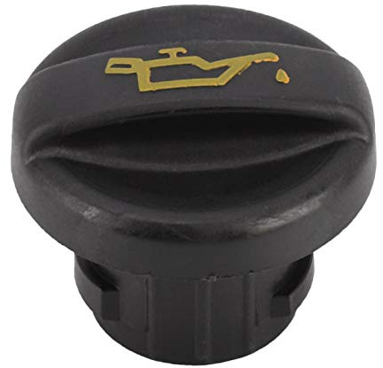 Yctze Bouchon de moteur en Plastique Noir pour filtre à huile moteur de voiture, adapté pour C15 2001 2005 207 2006 2014 607 2000 2008 407 2004 2010