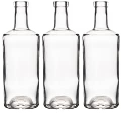 Tiberius Spirit Bottle 700ml | Sets 6-48 Bottles | Perfect For Spirits, Oils, Liquors, Gins & Dressings | JB (12)