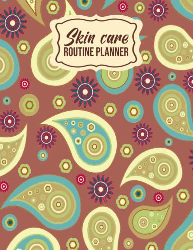 Skin care routine planner: Cute potted plant minimal interior design. This planner with section for Morning and night with checklist, Things to avoid, reminders, notes. 100 pages