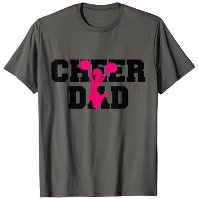 Vatertag Cheer Dad Proud Cheerleading Dad Cheerleader T-Shirt
