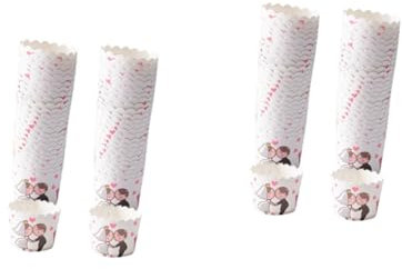 Abaodam 100pcs Cupcake Liners Wedding Birthday Baking Paper Cases Random Style