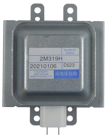 JOYSOG 2M319H magnetrón piezas de horno microondas, 1000 W 2M319H tubo de magnetrón para microondas Midea 2M319H piezas de reparación de horno microondas
