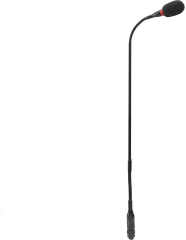 Yunir Schwanenhalsmikrofon, Schwanenhals-Kondensatormikrofon, 23,2-Zoll-Schwanenhalsmikrofon, 3-poliger Gerader Stecker, Flexible Schlauchanzeige, Aluminiumlegierung, Winddichte