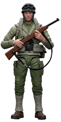 GWTCTOY Joytoy 1:18 Soldaten-Actionfiguren, US-Armee aus dem 2. Weltkrieg, sammelbares Militärmodellspielzeug, Anime-Modell, 10 cm große Modelle Actionfiguren-Bausätze