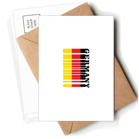Flagge Landbrief Deutschland Postkarten Umschläge Blanko Notizkarten Postkarten Postkarten Postkarten Versand