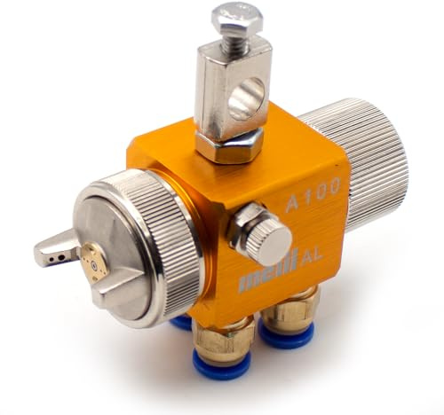 A-100 Pistola a Spruzzo Automatica per Verniciatura Mini Spruzzatore Pistola per Verniciatura Utensili Pneumatici per Macchina per Formatura Sottovuoto in Plastica con Saldatura Ad Onda (1.0MM)