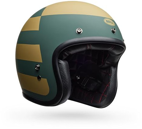 Bell Helmets Custom 500 – Matte Emerald/Gold Parlor, Größe XL