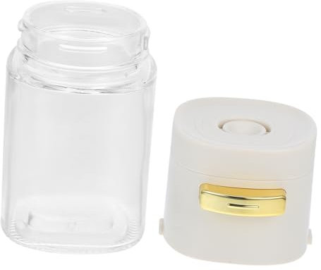 Alipis Suministro De Cocina Salero Botella De Sal Criba Vibradora Contenedor De Sal Soporte De Sal Spice Operado Tarro De Sal Frascos De Especias Botella De Especias Vidrio