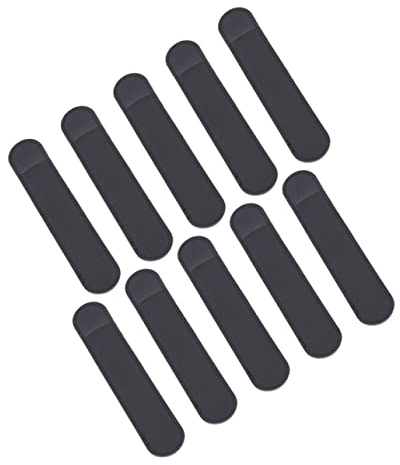 Angoily Custodia in Pelle Pu Per Stilo Touch 10 Pezzi Nero, Protezione Antigraffio Leggera e Resistente Per Penna Touch, Compatibile Tablet e Fontana, Per Uso Business e Quotidiano