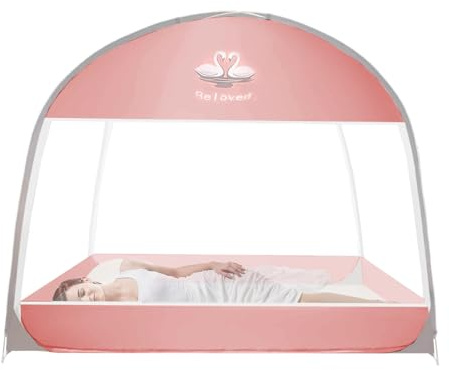 Mückennetz Für Bett - Atmungsaktives -Zelt - Outdoor Insektenschutz Für Schlafzimmer Und Kinderzimmer Als Bett Himmel Mit Feinem Mesh