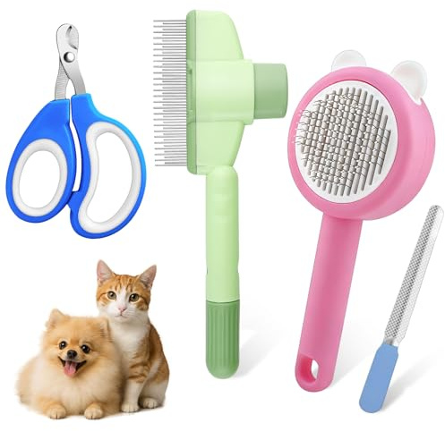 xianzhanEU Ciseaux à griffes avec protection pour chiens et chats - Accessoire pour chat - Ciseaux à griffes pour débutants - Lime à griffes dans la poignée - Alternative aux ciseaux à ongles et à la