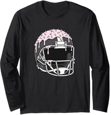 Casco da Football Americano Sportivo con Spruzzi a Goccia per Ragazzi e Ragazze Maglia a Manica