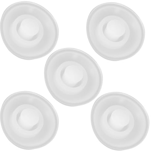 ARTSEWPLY Lot de 5 Bouchons Anti-Fuite en Plastique pour Bouteille d'eau, Bouchons de Remplacement Universels, Ø Compatible Grands Gobelets, Texture Antidérapante, Étanchéité Réutilisable