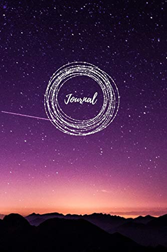 Galaxy Bullet Journal | Rose Purple & Blue | A5 Dot Grid Notebook 6 x 9 inches (15.24 x 22.86 cm) | 120 pages