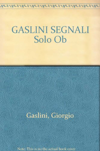 Segnali Per Oboe Solo