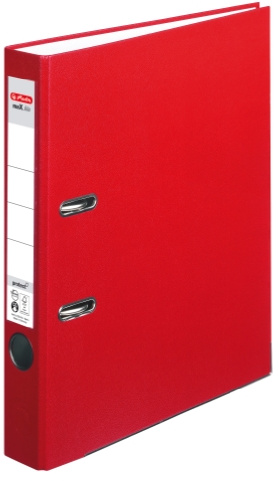 Herlitz 5450309 Mapp Max.File Protect A4 (5 cm med Baksida) Röd
