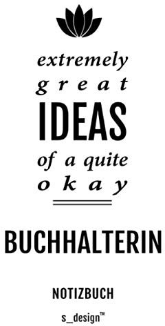 Notizbuch für Buchhalter / Buchhalterin: Originelle Geschenk-Idee [120 Seiten kariertes blanko Papier] _