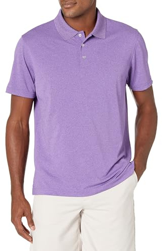 Amazon Essentials Herren Golf-Poloshirt, Kurzärmelig, Schmal Geschnitten, Schnell Trocknend