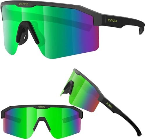 ER00 Polarisierte Sportsonnenbrille für Jugendliche, Damen und kleine Gesichter – UV400 Schutz, leicht & flexibel – Ideal für Fahrradfahren, Joggen, Wandern, Handball, Tennis, Crossminton, Baseball