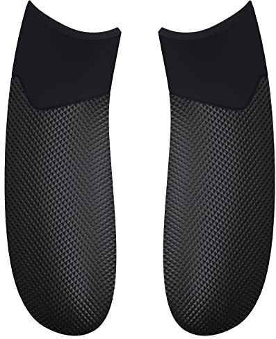 eXtremeRate Griffteile Hülle Gehäuse für Xbox Series X/S Controller, ASR Version Gummiert Grips Case, DIY-Ersatz Seitliche Shell Cover für Xbox Core Controller Model 1914-Schwarz