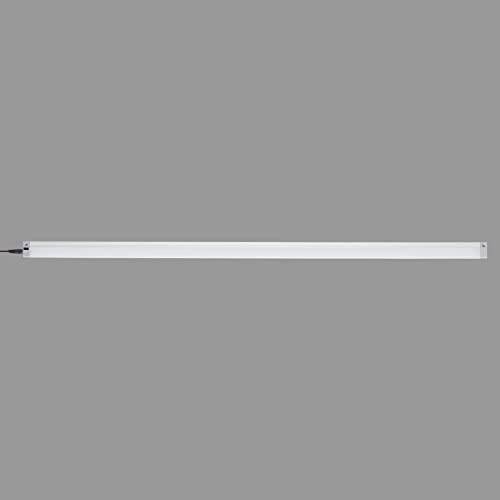 TELEFUNKEN - Unterbauleuchte Küche dimmbar, 80 Cm, Berührungsloser Sensor, Led Lampe für Schrank, Regale, Werkbank, Neutralweißes Licht, 9 W, 1000 Lm, Silberfarbig