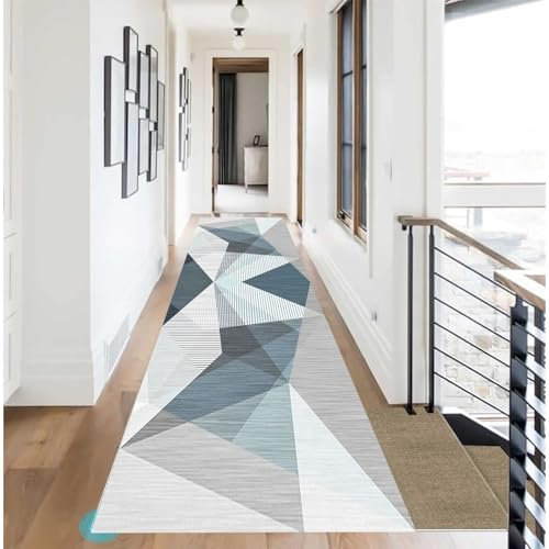YANHONG Handwebteppich Läufer Teppich 40 x 380 cm Erhältlich in vielen Farben & Größen Waschbar Küchenläufer mit rutschfestem Gelrücken für Drinnen und Draußen, E