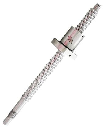 Dado a ricircolo di sfere in metallo 2505 Vite a ricircolo di sfere SFU2505 200mm-950mm C7 Vite a ricircolo di sfere con flangia 2505 Dado a ricircolo di sfere singolo BK/BF20 Estremità lavorata for p