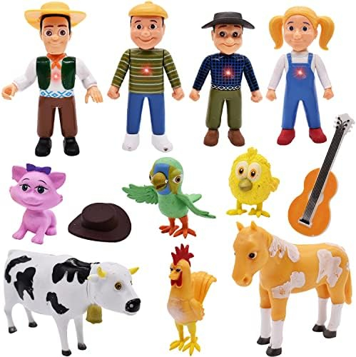 LHCUPGE Animal 10 Mini Figuras de Animales de Granja, Figuras Realistas para Niños de 3 Años en Adelante Regalos Educativos