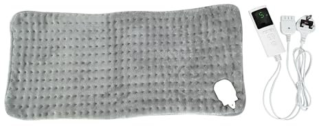 Well Being Electric Heat Pad Variable Temperature Microfibre Plush Therapy Wrap