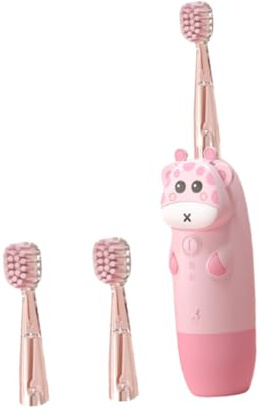 Anneome 1satz Sonic Vibrations Kinderzahnbürste Set Mit Buntem Licht Ergonomischem Design Und Bürstenköpfen Usb Aufladung Für Tägliche Zahnpflege Bei Kleinkindern