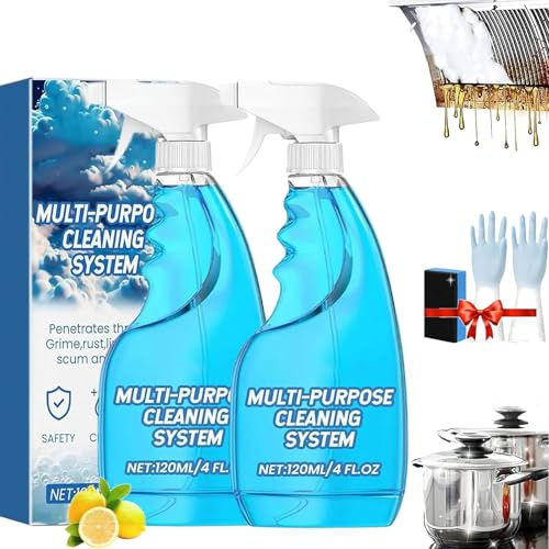Splash Spray Tablets & Spray Bottle, Splash Foam Spray Oven Cleaner, Splash Foam Spray, Splash Spray All Purpose Cleaner for Kitchens, Countertops, Ovens (2PCS)