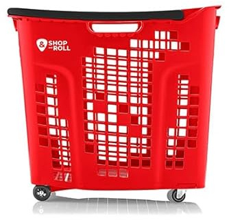 BALSAT Cesta de la Compra 71L - Gran Capacidad, Resistente, Ideal para Supermercados y Hogar