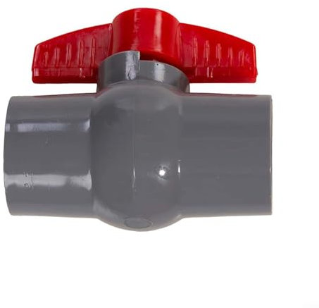 Contrôle du débit de liquide avec vanne à bille en PVC et douille coulissante pratique compatible avec tuyaux de 20 à 50 mm (40 mm)