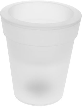 VICASKY Solar Powered Flowerpot Light Led Vase Lamp for Outdoor Garden Waterproof White Light Creative Pot Lamp Suitable for Patio and Home Decoration