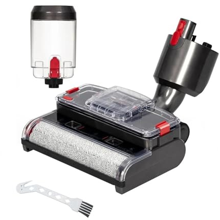 Electric Wet Dry Mopping Head Compatible For Dyson V15 V8 V7 V10 V11 Vacuum Cleaner Automatic Cleaning Roller Brush For Hard Floors