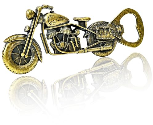 Abrebotellas Motocicleta Regalos Navidad Originales Hombre Día del Padre Abridor de Botellas Vintage de Moto Divertidos Regalo de Cerveza para Cumpleaños San Valentin Aniversario Papá Esposo Novio