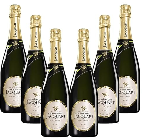 Jacquart Brut Mosaique - Cassa di 6 bottiglie di 75 cl - Champagne