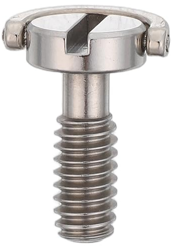 DIYEAH Vite per fotocamera con anello a D per montaggio su treppiede - Vite a piastra a sgancio rapido da 1/4 in acciaio inossidabile, accessorio per montaggio su fotocamera per fotografia