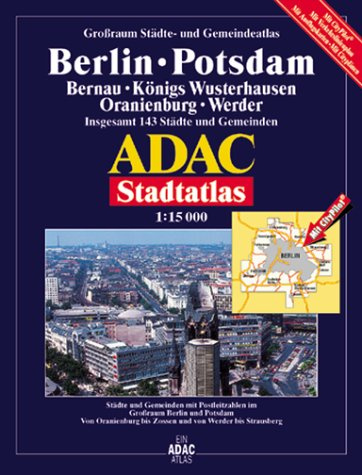 Berlin, Potsdam: Grossraum ADAC Stadtatlas 1:20000